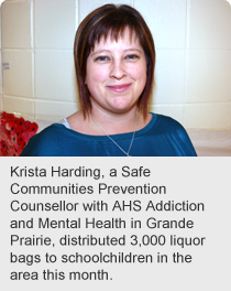 Artwork added to liquor bags as part of AHS holiday initiative