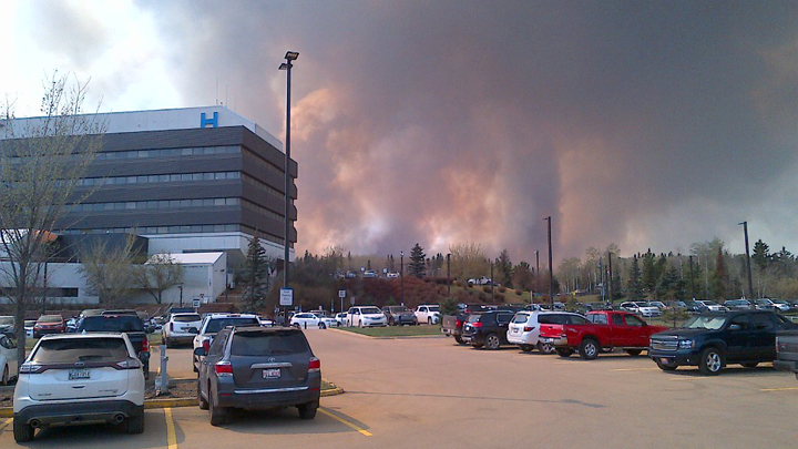 fire close to health centre