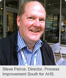 Steve Peirce, Director, Process Improvement South for AHS