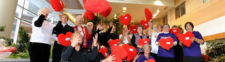 Volunteers at the Mazankowski.