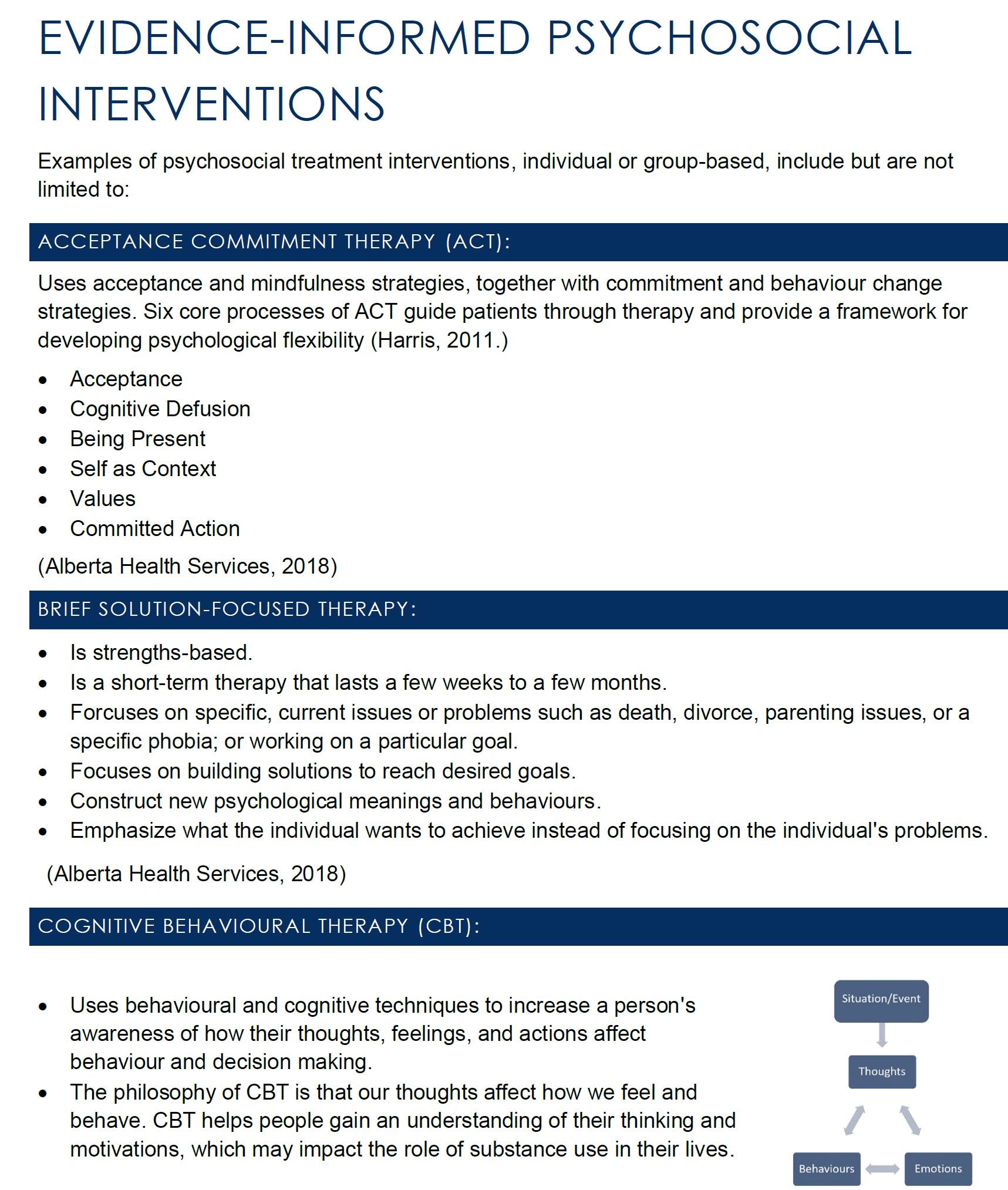 Alberta ODT Virtual Training Program: Module 9
