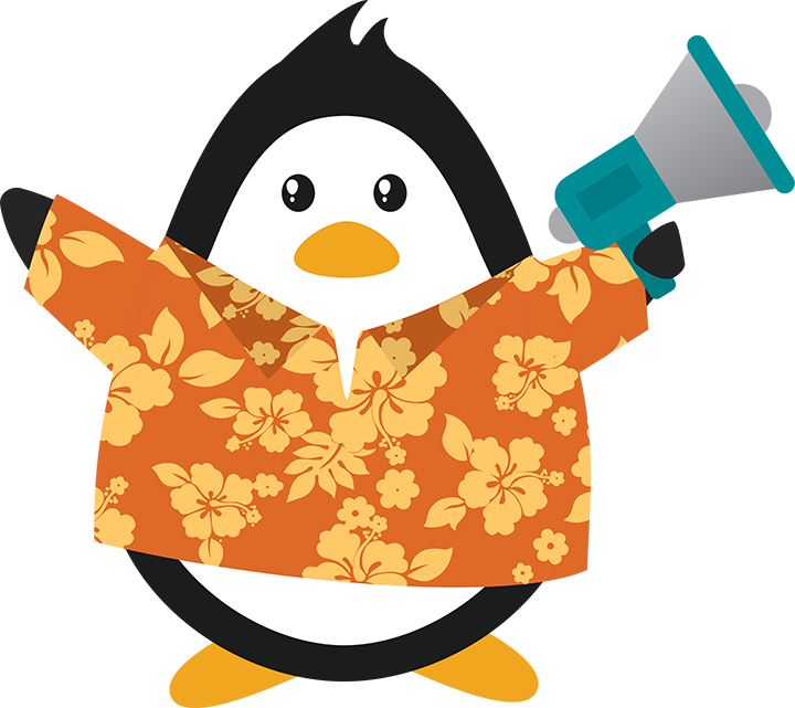 get loud penguin