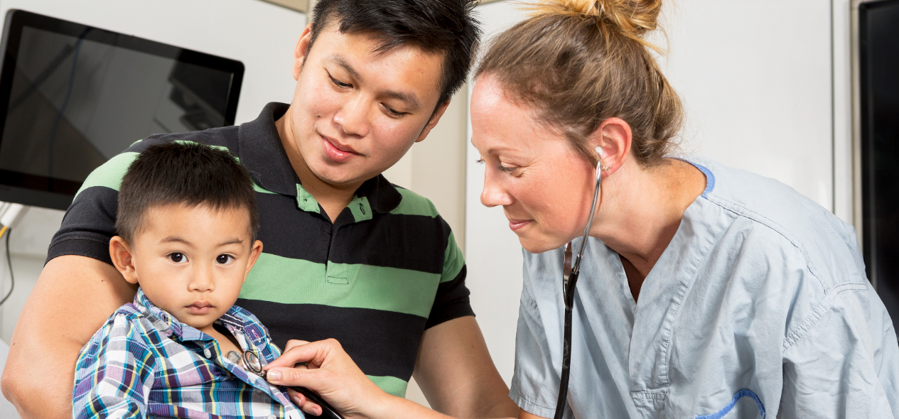 patient, parent, and health professional