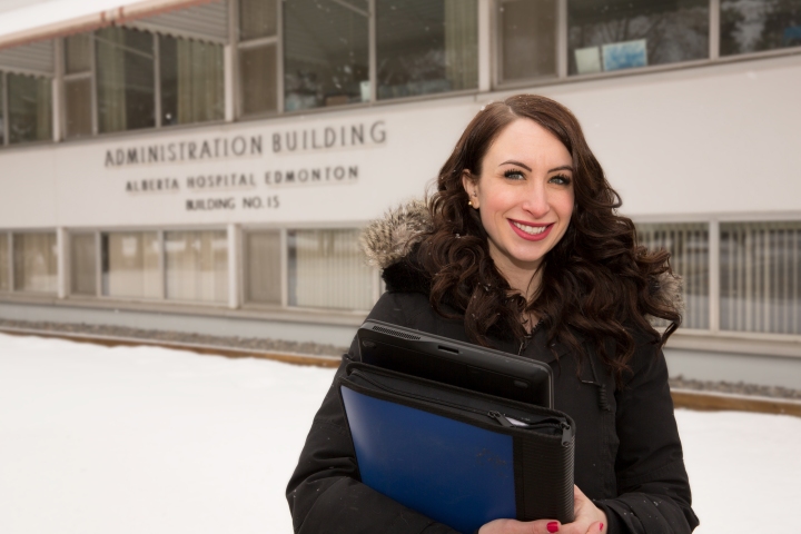 Becky, Social Worker, outside facility