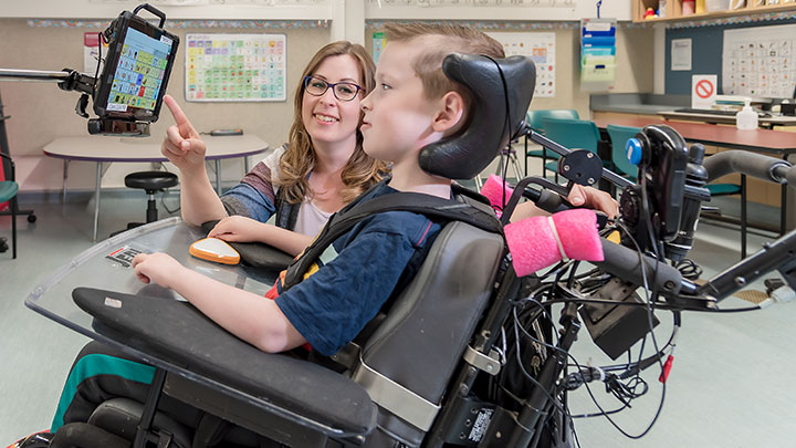 Pediatric patient in the I CAN Centre