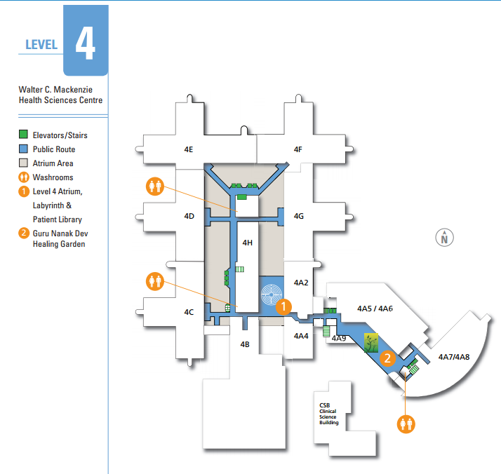 Edmonton University Hospital Map