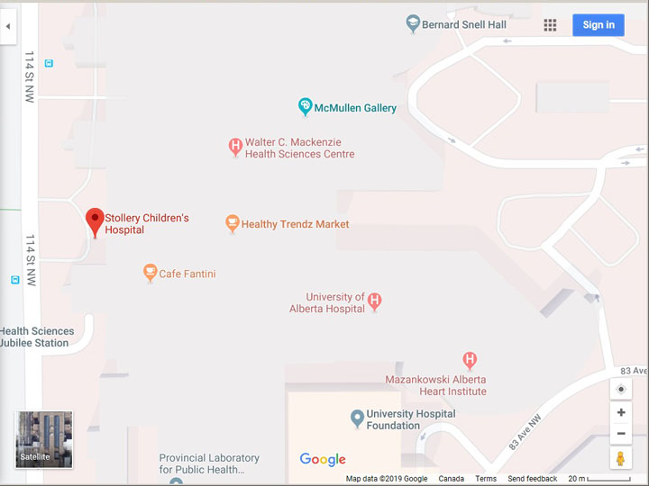 Stollery Google Map