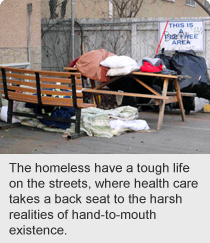 homeless