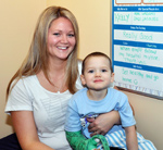 Whiteboards in patient rooms provide peace of mind.