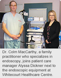 Dr. Colm MacCarthy and Alyssa Dickner