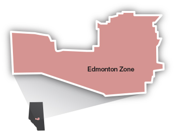 Edmonton Zone map