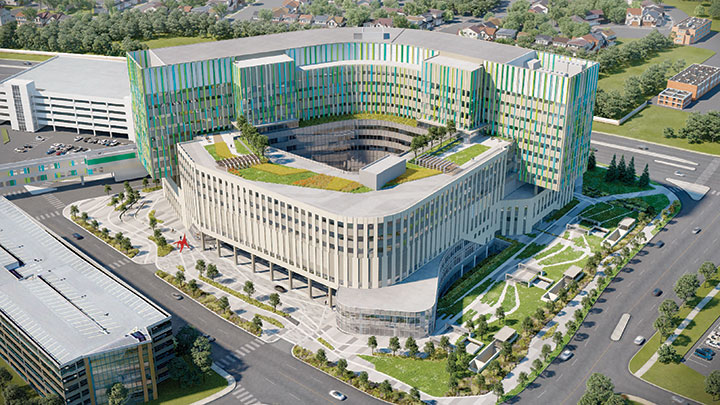 Rendering of the Calgary Cancer Centre