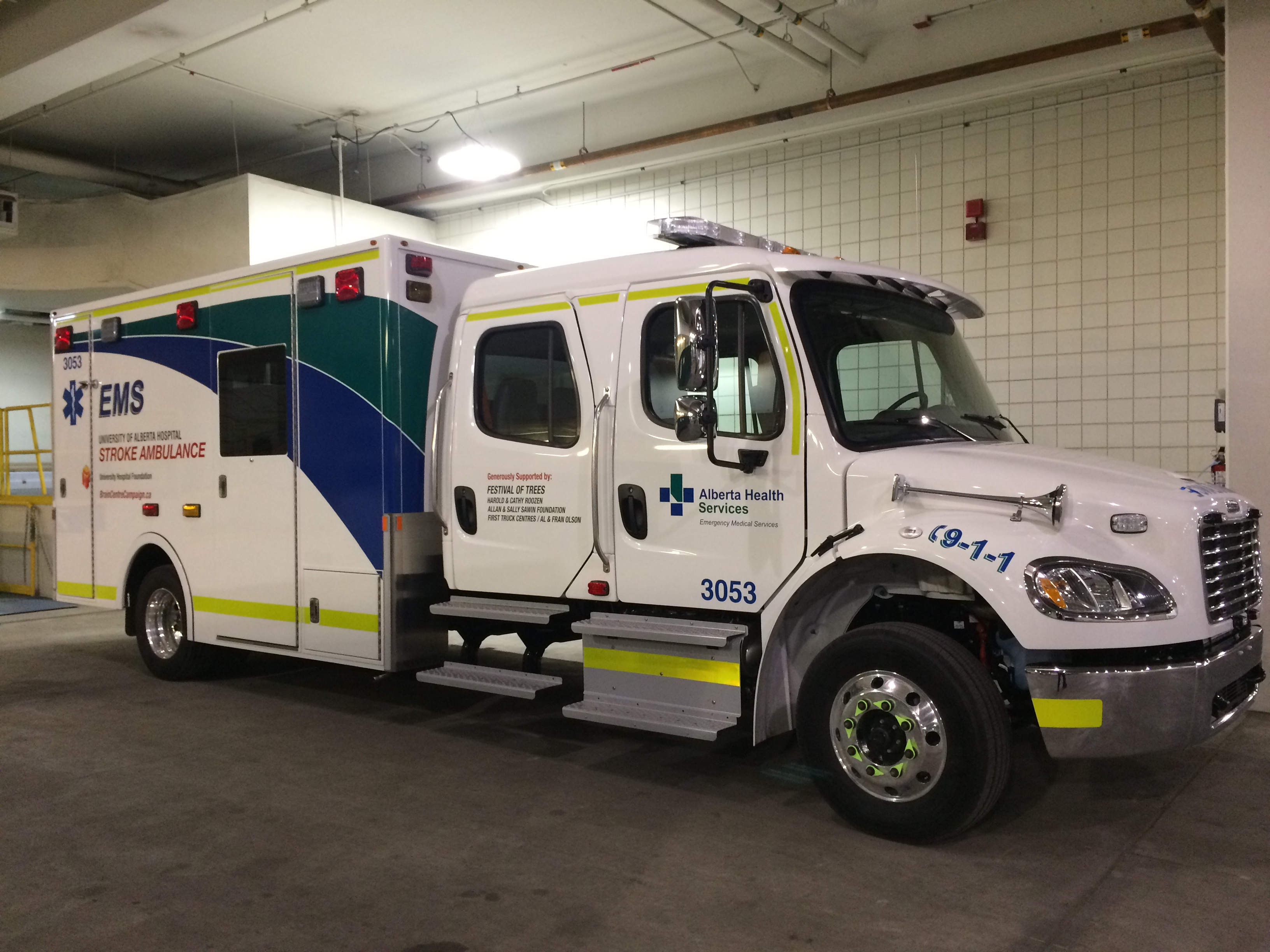 Stroke Ambulance in the Edmonton Zone