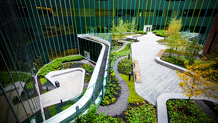 Interior gardens of the Arthur Child