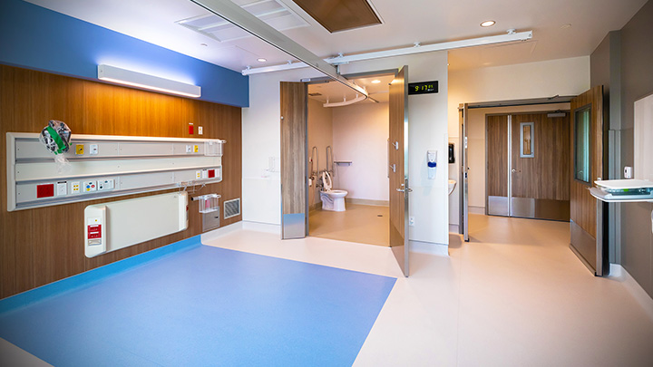 Arthur Child a patient room