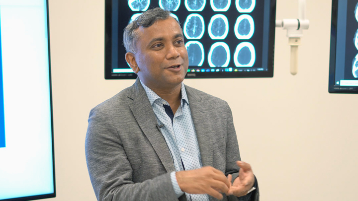 Dr. Bijoy Menon, a stroke neurologist at Foothills Medical Centre, led researchers in a study that’s revolutionizing the treatment of acute ischemic stroke, which occurs when blood supply is cut off to part of the brain.