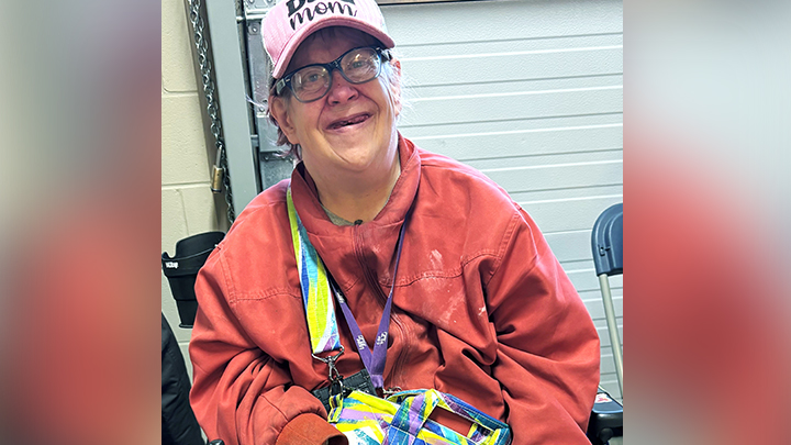 Kristi Sanders attended this year’s Compassion Care Day because she needed some wound care on her feet. She also had her blood pressure checked while she was there.