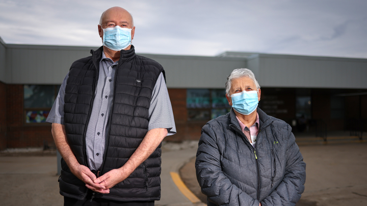 Phyllis Loewen and Dale Shippelt are longtime board members with the Rocky Mountain and Area Health Services Foundation. Both care deeply about the Rocky Mountain House community and became involved with the foundation to make a difference in local healthcare.