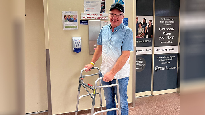 In July, Fort McMurray resident Gerald Ramsay became the first patient to have hip-replacement surgery completed at the Northern Lights Regional Health Centre as part of the Alberta Surgical Initiative.