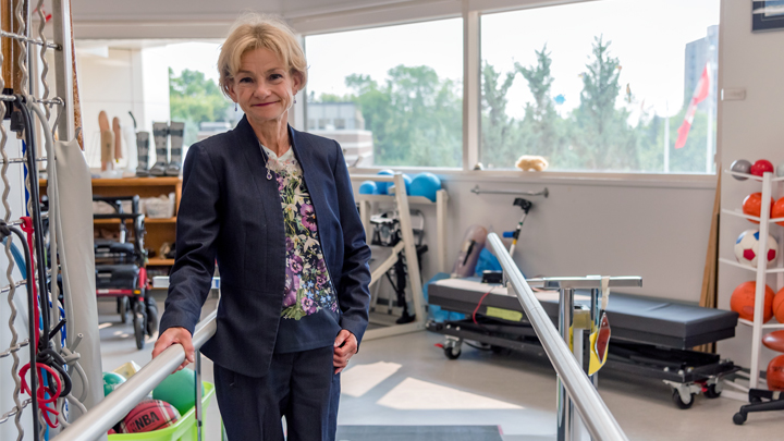 Grace Maier, pictured at the Glenrose Rehabilitation Hospital prior to the COVID pandemic, is the 2021 recipient of the Alberta Association on Gerontology’s Mary Morrison Davis Award.