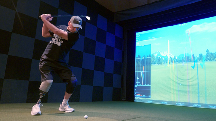 Randy Cameron is hopeful the opportunity to practise golf indoors with the support of a recreation therapist and a golf pro will help him get his swing back for this summer’s season.