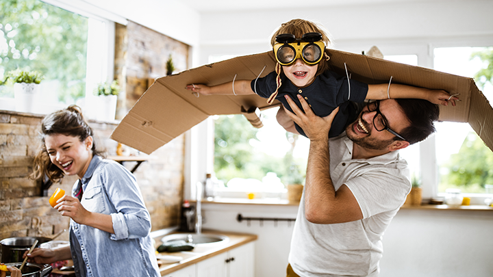 Whether it’s being physically active, creative or imaginative, children need time for play. Every day. And especially when staying at home these days.