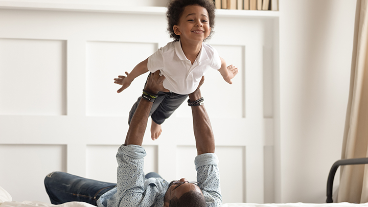 Playing with children helps build their resilience, the ability to bounce back from negative experiences.