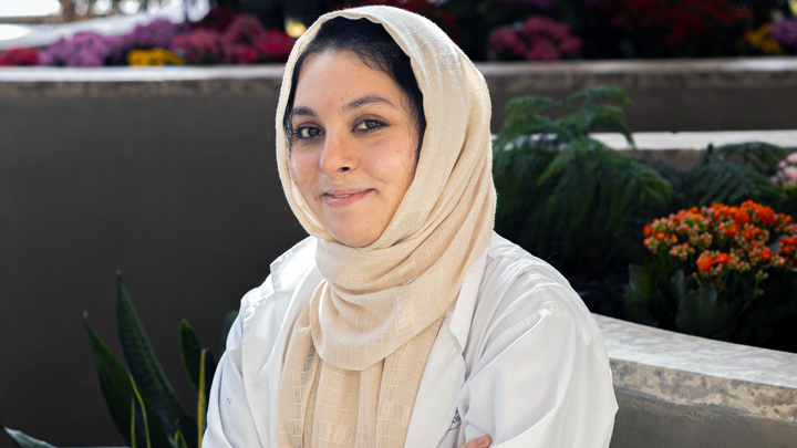 Laila Naheed will complete her associate physician training by the end of July and plans to build a career in internal medicine.