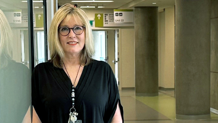 “It’s so fulfilling when we come to work to be able to treat all the patients that that need rehab in a timely way, as we help them to grow stronger so they can return home sooner,” says Leana DeJager, Allied Health manager for the Grande Prairie region. “Funding from the Rural Capacity Investment Fund has done amazing things for us.”