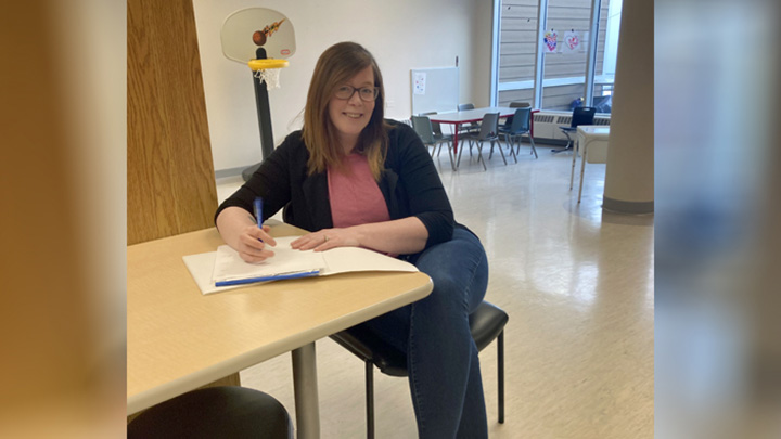 Jennifer Barath, social worker and intake coordinator, provides care at the Brooks Health Centre Children’s Allied Health department.