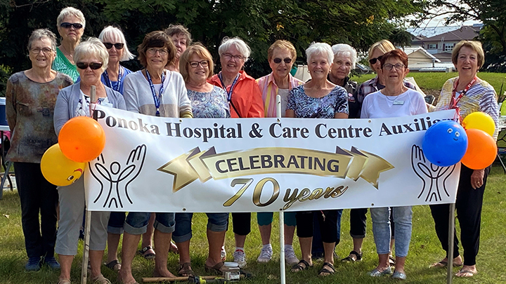 Members of the Ponoka Auxiliary are celebrating more than 70 years of dedication and volunteerism. In June, they hosted a garage sale to raise funds for equipment and projects at their hospital.