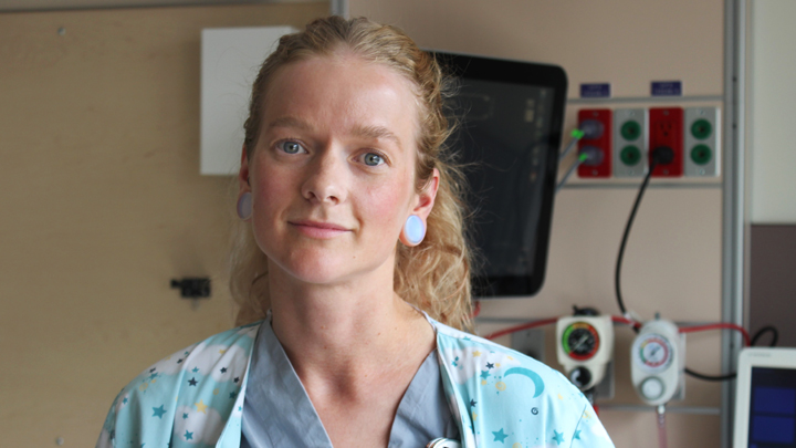 “Guiding the family — including the patient, whether that's through providing emotional support or just educating family or patients about what’s going on — is such a unique role to be in,” says Rachel Herder, who works in the Chinook Regional Hospital Intensive Care Unit.