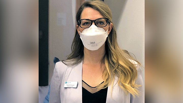Nurse Practitioner Sarah Cooper says the breadth of information in Connect Care tells her patients’ stories when they can’t tell it themselves.