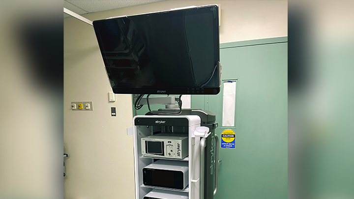 Surgery patients are now benefitting from the addition of a second laparoscopic surgical tower at the Drumheller Health Centre. The new equipment was funded by community donations to the Drumheller Area Health Foundation.