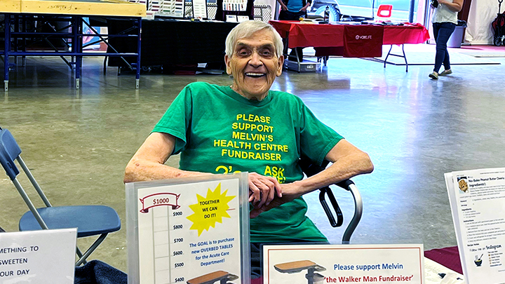 Three Hills resident, Melvin Wright inspires the people around him with his fundraising efforts. Wright regularly sells honey at the Three Hills Farmers’ Market to support the Three Hills Health Centre and other worthy causes.