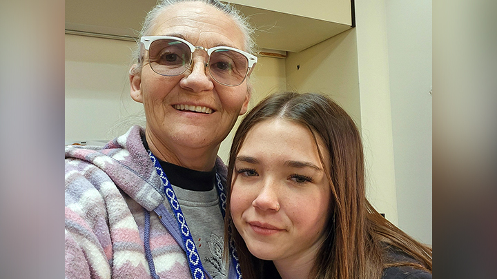 High school student Faith Ratcliffe spent a day on the job with her mom, Judylynn, learning about the role of an Indigenous wellness coordinator.