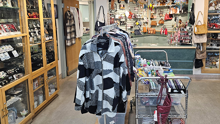 A popular stop for families  and patients is the Westlock Auxiliary Gift Shop, where all proceeds support patient care at the Westlock Healthcare Centre.